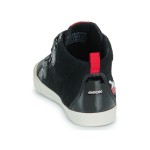 GEOX ΚΟΡΙΤΣΙ  SNEAKERS B36D5D 022HH C0048 ΜΑΥΡΟ ΚΟΚΚΙΝΟ